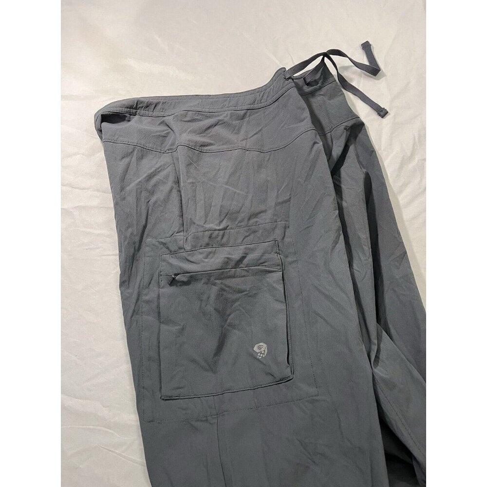 Mountain Hardwear Women's Gray Lightweight Drawstring Pants - Picture 5 of 6